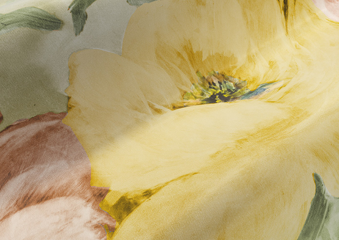 Amelia Faux Silk, Honeydew - Roman Blind - Image 4